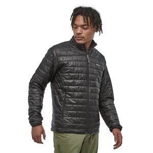 Patagonia Men's Nano Puff Jacket Long Sleeve Size Large Black Size Large NWT